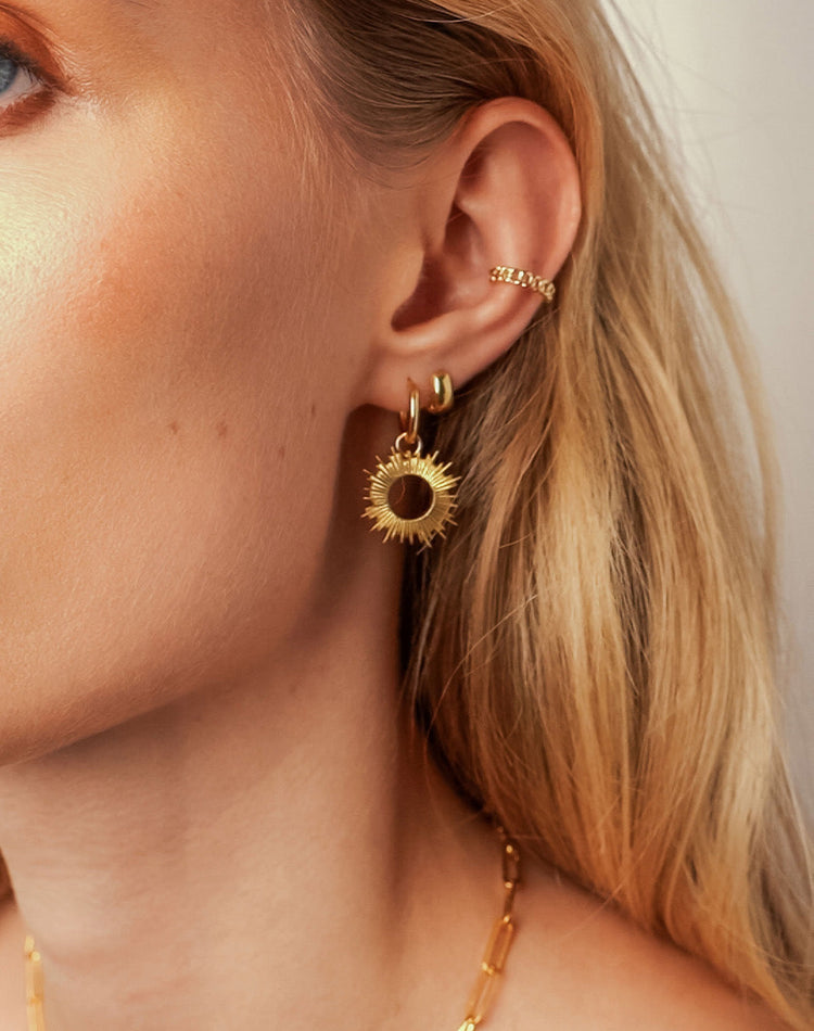 Baz Earring Charm in Gold